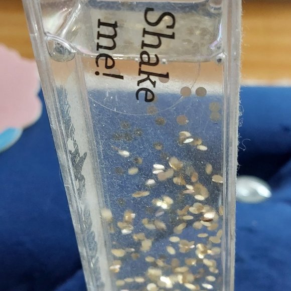Shake Me Water Shiny Gold Pieces Floating Paperweight - Picture 2 of 6